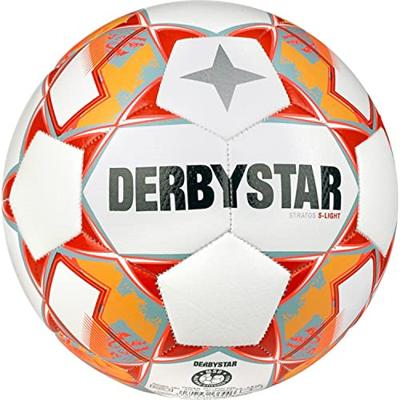 Derbystar Voetbal Stratos V23 S-Light 1044 wit oranje grijs