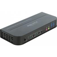 DeLOCK DisplayPort 1.4 KVM Switch 8K 30Hz met USB 3.0 en Audio kvm-switch - thumbnail