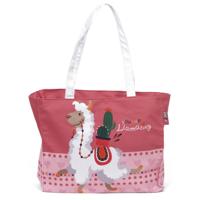 Arditex Schoudertas Llama Meisjes 12 Liter Canvas Rood/roze - thumbnail