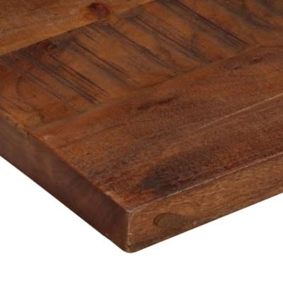 Tafelblad rechthoekig 120x50x2,5 cm massief gerecycled hout