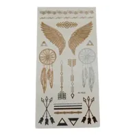 Metallic tattoo set 21 cm | 72 stuks - thumbnail