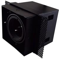 Trimless inbouwspot Zwart 50mm stuc spot GU10 fitting kantelbaar Nieuw - thumbnail