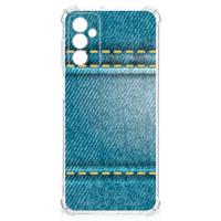 Samsung Galaxy M13 4G | M23 Anti Shock Bumper Case Jeans - thumbnail