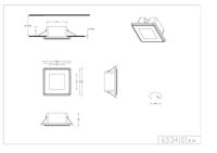 Trio Vierkante spotNimbus design chroom - 653410106 - thumbnail