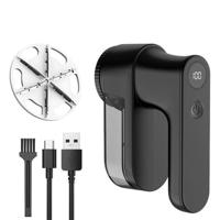 Nexxt Pluizenverwijderaar - USB Oplaadbaar - Zwart - thumbnail