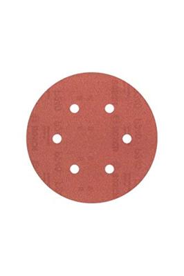 Bosch Accessoires Schuurblad Ø150 mm | G240 | WP | 6 Gaten | Velc | 5 stuks - 2609256A34