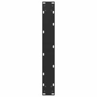 Bartafelpoten 2 st U-vormig 60x(90-91) cm staal zwart - thumbnail