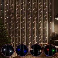 VidaXL Lichtsnoergordijn met 300 led&apos;s en 8 functies 3x3 m meerkleurig - thumbnail