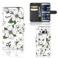Samsung Galaxy S7 Hoesje Dogwood Flowers - thumbnail