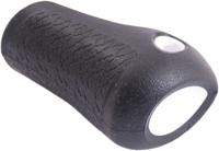 Gazelle Handvat dop rechts basis 88 mm - zwart met witte bies - thumbnail