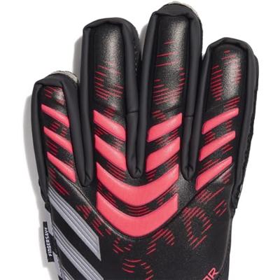 adidas Predator Match Fingersave Keepershandschoenen Kids Zwart Rood Grijs