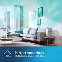 Philips hu4816/10 series 2000 luchtbevochtiger 4l wit/champagne - thumbnail