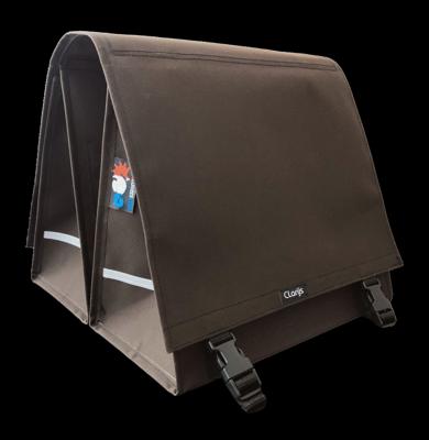 Clarijs tas dubbel xcelent xl bruin