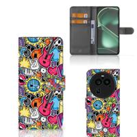 OPPO Find X6 Pro | Wallet Case | met Pasjes | Punk Rock - thumbnail