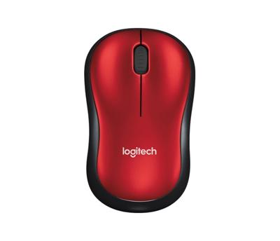 Logitech M185 Rood Draadloze Muis Logitech M185 Rood Draadloze Muis
