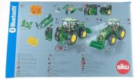 Siku Control bestuurbare tractor John Deere 7310R met voorlader en Bluetooth App besturing - thumbnail