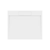 Douchebak Marmer Sapho Irena 120x100x3.5 cm Rechthoek Wit Sapho - thumbnail