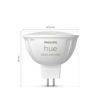 Philips Hue LED-lamp 8719514491649 Energielabel: G (A - G) Hue White & Color Ambiance GU5.3 Energielabel: G (A - G) - thumbnail