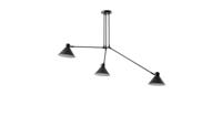 Kave Home Hanglamp 'Dione' 3-lamps, kleur zwart - thumbnail