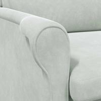 Fauteuil Lichtgrijs 76 x 94 x 102 cm Fluweel - thumbnail