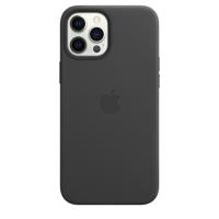 Apple Leather MagSafe Case iPhone 12 Pro Max Black - thumbnail