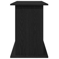 Aquariumstandaard 121x41x58 cm spaanplaat zwart eikenkleurig - thumbnail