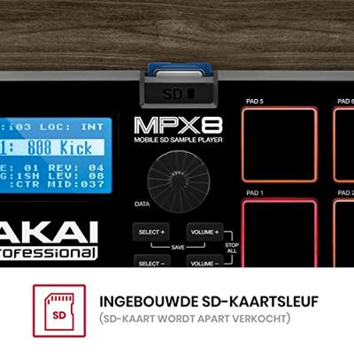 Akai AKA-MPX8 sample launcher