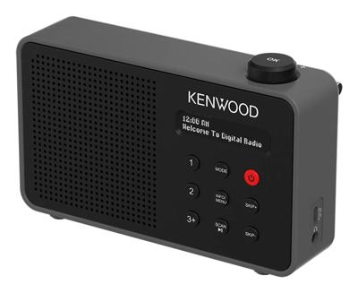 Kenwood CR-M25DAB Draagbare DAB+ Radio Zwart/Grijs