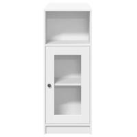 Bartafel met rekken 101x40x103,5 cm bewerkt hout wit - thumbnail