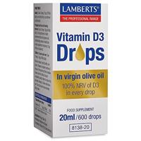 Lamberts Vitamine D3 Druppels - thumbnail