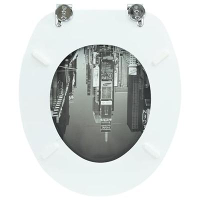 VidaXL Toiletbril van mdf met new york dessin VidaXL Toiletbril van mdf met new york dessin