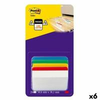 Set plakbriefjes Post-it Index Multicolour 51 x 38 mm (6 Stuks) - thumbnail
