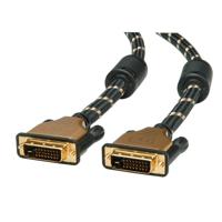 ROLINE GOLD Monitorkabel DVI, M-M, (24+1) dual link, 1 m - thumbnail