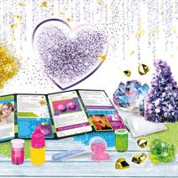 Glitter Discovery - Wetenschapsset - IK BEN EEN GENIUS POCKET - Glittermaterialen - thumbnail