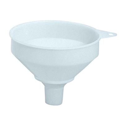 Hunersdorff Trechter | d. 253/50 mm | hoogte 190 mm | hogedruk-polyethyleen natuur | met zeef en overlooprand | 1 stuk - 953100 953100