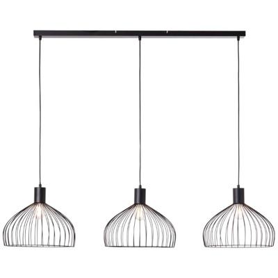 Brilliant HanglampBlacky 3-lichts zwart - 99605/06