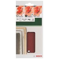 Bosch Accessoires Schuurbladenset | 93X185 | G120 | Rw | 8 Gaten | Velc | 10-delig - 2609256A90 - thumbnail