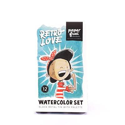 Paperfuel • aquarel set road to retro