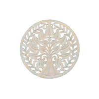 Wanddecoratie DKD Home Decor Boomstructuur MDF (90 x 2 x 90 cm) - thumbnail