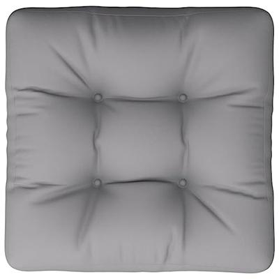 VidaXL Palletkussen 58x58x10 cm stof grijs