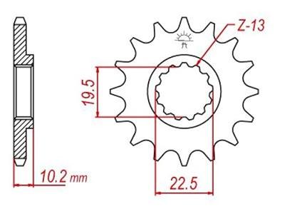 ESJOT Sprocket 520 15z racing