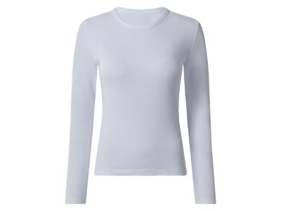 esmara Geribd dames shirt (Blauw, L (44/46)) esmara Geribd dames shirt (Blauw, L (44/46))