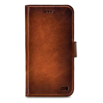 Senza Desire Leather Wallet Apple iPhone 7/8/SE (2020/2022) Burned Cognac