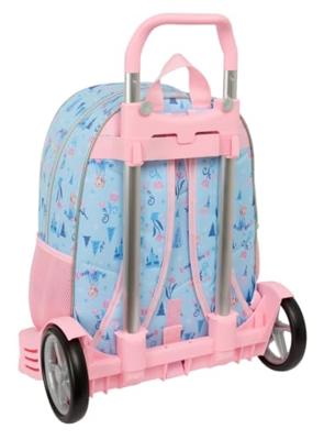 Schoolrugzak met Wielen Frozen Ice magic Blauw 33 x 42 x 14 cm