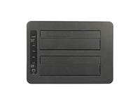 Delock 63957 USB Type-C 10 Gbps dockingstation voor 2 x SATA HDD/SSD met kloonfunctie - thumbnail