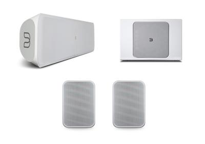 Bluesound Combi Deal Pulse soundbar+ - Pulse sub+ en Pulse flex 2i - Wit