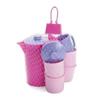 Dantoy koffieset roze, lila 17dlg. - thumbnail