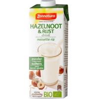 Rijst hazelnoot drink bio 1 Liter - thumbnail