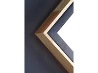 ECO-Light 9080 M WO SOLSTAR LED-plafondlamp LED 18 W Hout, Zwart, Wijnrood - thumbnail