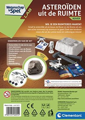 Clementoni wetenschap en spel nasa asteroïden kit